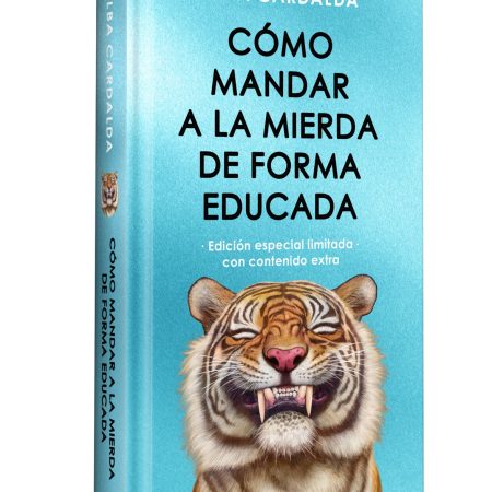 Portada del libro Cómo mandar a la mierda de forma educada (Edición limitada especial Navidad) de Alba Cardalda – VERGARA