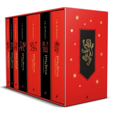 Portada del libro Estuche Harry Potter Gryffindor de J. K. Rowling – SALAMANDRA BOLSILLO
