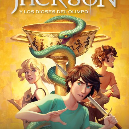 Portada del libro Percy Jackson y el cáliz de los dioses (Percy Jackson y los dioses del Olimpo 6) de Rick Riordan – SALAMANDRA INFANTIL Y JUVENIL