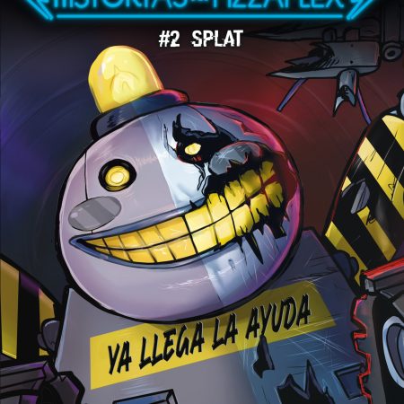 Portada del libro Five Nights at Freddy's. Historias del Pizzaplex 2 - SPLAT de Scott Cawthon – ROCA EDITORIAL