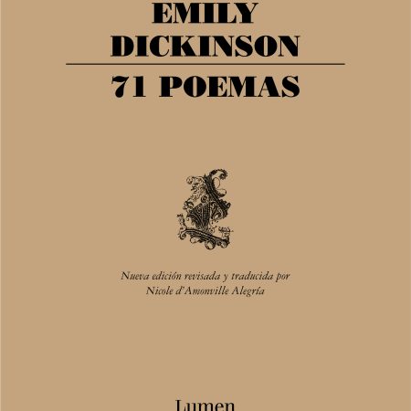 Portada del libro 71 poemas (Nueva edición revisada) de Emily Dickinson – LUMEN