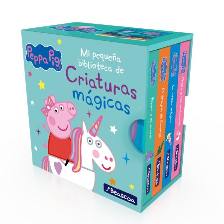 Peppa Pig. Mi pequeña biblioteca de criaturas mágicas. Sirenas, unicornios, narvales y dragones
