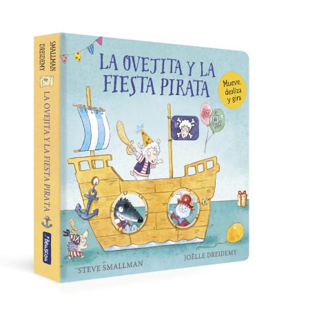 Portada del libro La ovejita y la fiesta pirata de Steve Smallman – BEASCOA