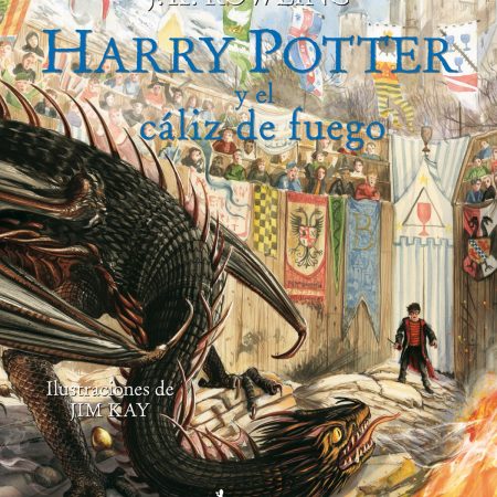 Portada del libro Harry Potter y el cáliz de fuego (Harry Potter edición ilustrada 4) de J. K. Rowling – SALAMANDRA INFANTIL Y JUVENIL