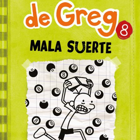 Portada del libro Diario de Greg 8. Mala Suerte de Jeff Kinney – MOLINO