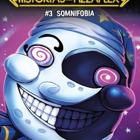 Portada del libro Five Nights at Freddy's. Historias del Pizzaplex 3 - Somnifobia de Scott Cawthon – ROCA EDITORIAL